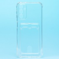Чехол-накладка для Samsung A146 Galaxy A14 5G (MediaTek) (прозрачный) - SC276 с картхолдером Чехол-накладка для Samsung A146 Galaxy A14 5G (MediaTek) (прозрачный) - SC276 с картхолдером