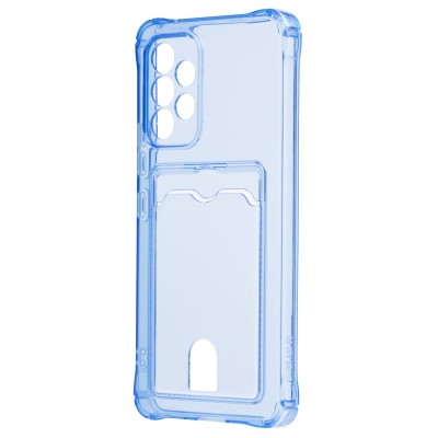 Чехол-накладка для Samsung A536 Galaxy A53 5G (синий) - SC276 с картхолдером