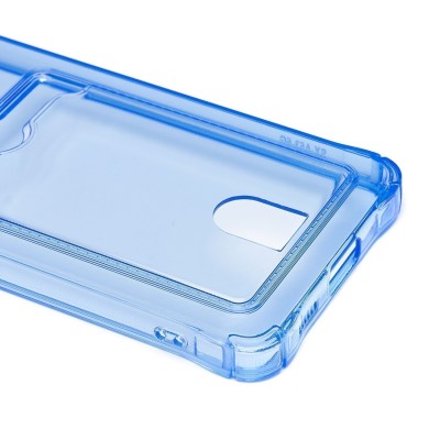 Чехол-накладка для Samsung A536 Galaxy A53 5G (синий) - SC276 с картхолдером