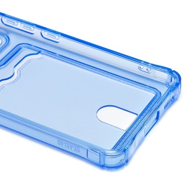 Чехол-накладка для Samsung A536 Galaxy A53 5G (синий) - SC276 с картхолдером