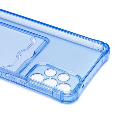 Чехол-накладка для Samsung A536 Galaxy A53 5G (синий) - SC276 с картхолдером