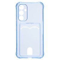 Чехол-накладка для Samsung A546 Galaxy A54 (синий) - SC276 с картхолдером