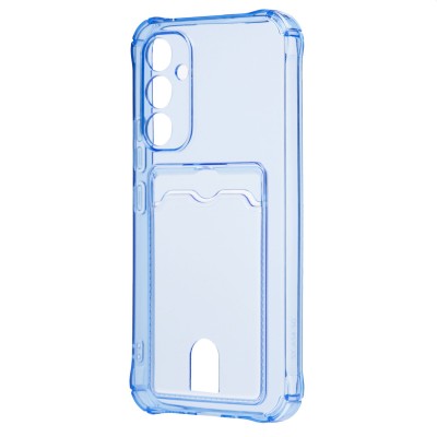 Чехол-накладка для Samsung A546 Galaxy A54 (синий) - SC276 с картхолдером