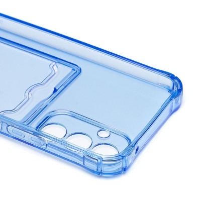 Чехол-накладка для Samsung A546 Galaxy A54 (синий) - SC276 с картхолдером