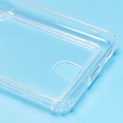 Чехол-накладка для Samsung G990 Galaxy S21FE (прозрачный) - SC276 с картхолдером Чехол-накладка для Samsung G990 Galaxy S21FE (прозрачный) - SC276 с картхолдером