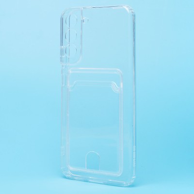 Чехол-накладка для Samsung S906 Galaxy S22+ (прозрачный) - SC276 с картхолдером Чехол-накладка для Samsung S906 Galaxy S22+ (прозрачный) - SC276 с картхолдером