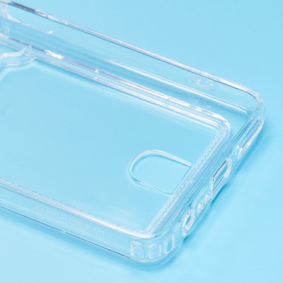 Чехол-накладка для Tecno Camon 19 Pro (прозрачный) - SC276 с картхолдером