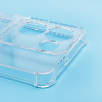 Чехол-накладка для Tecno Camon 20 Pro 4G (прозрачный) - SC276 с картхолдером Чехол-накладка для Tecno Camon 20 Pro 4G (прозрачный) - SC276 с картхолдером