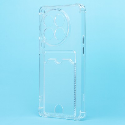 Чехол-накладка для Tecno Camon 30 Premier 5G (прозрачный) - SC276 с картхолдером Чехол-накладка для Tecno Camon 30 Premier 5G (прозрачный) - SC276 с картхолдером