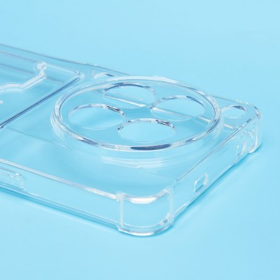 Чехол-накладка для Tecno Camon 30 Premier 5G (прозрачный) - SC276 с картхолдером Чехол-накладка для Tecno Camon 30 Premier 5G (прозрачный) - SC276 с картхолдером