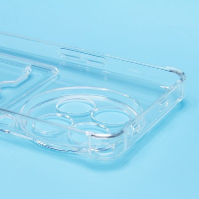 Чехол-накладка для Tecno Camon 30 Premier 5G (прозрачный) - SC276 с картхолдером Чехол-накладка для Tecno Camon 30 Premier 5G (прозрачный) - SC276 с картхолдером