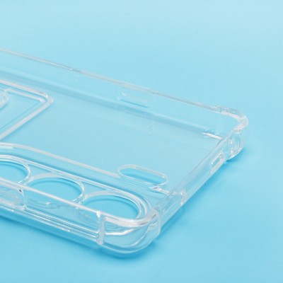 Чехол-накладка для Tecno Camon 40 4G (прозрачный) - SC276 с картхолдером Чехол-накладка для Tecno Camon 40 4G (прозрачный) - SC276 с картхолдером