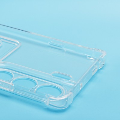 Чехол-накладка для Tecno Camon 40 Pro 4G (прозрачный) - SC276 с картхолдером