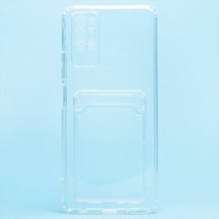 Чехол-накладка для Tecno Pova 2 (прозрачный) - SC276 с картхолдером Чехол-накладка для Tecno Pova 2 (прозрачный) - SC276 с картхолдером