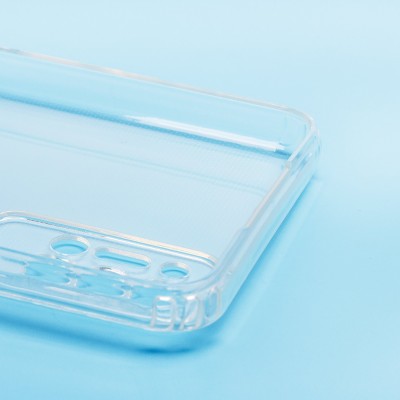 Чехол-накладка для Tecno Pova 2 (прозрачный) - SC276 с картхолдером Чехол-накладка для Tecno Pova 2 (прозрачный) - SC276 с картхолдером