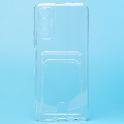 Чехол-накладка для Tecno Pova 3 (прозрачный) - SC276 с картхолдером Чехол-накладка для Tecno Pova 3 (прозрачный) - SC276 с картхолдером