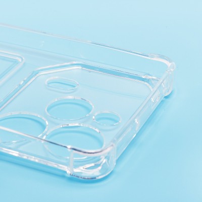 Чехол-накладка для Tecno Pova 6 Pro 5G (прозрачный) - SC276 с картхолдером Чехол-накладка для Tecno Pova 6 Pro 5G (прозрачный) - SC276 с картхолдером