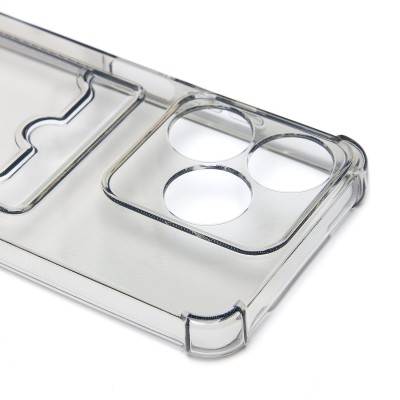 Чехол-накладка для Tecno Spark 10 4G (черный) - SC276 с картхолдером