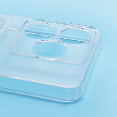 Чехол-накладка для Tecno Spark 10 4G (прозрачный) - SC276 с картхолдером