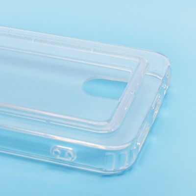 Чехол-накладка для Tecno Spark 10 4G (прозрачный) - SC276 с картхолдером