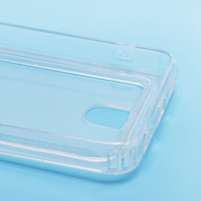 Чехол-накладка для Tecno Spark 10 4G (прозрачный) - SC276 с картхолдером