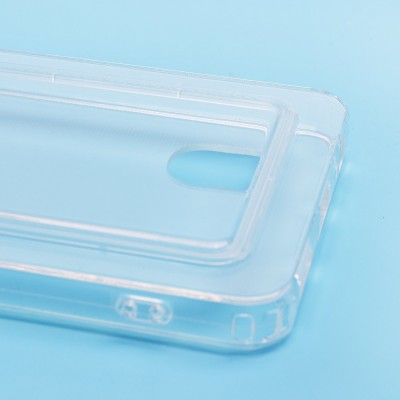 Чехол-накладка для Tecno Spark 10 Pro (прозрачный) - SC276 с картхолдером