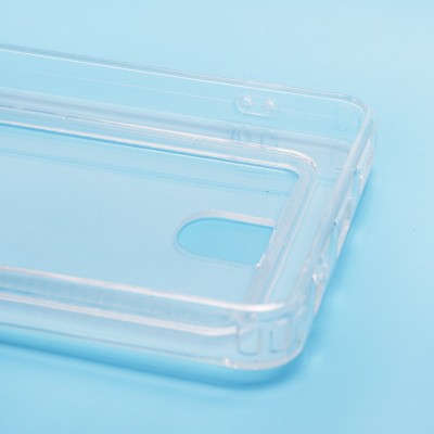 Чехол-накладка для Tecno Spark 10 Pro (прозрачный) - SC276 с картхолдером