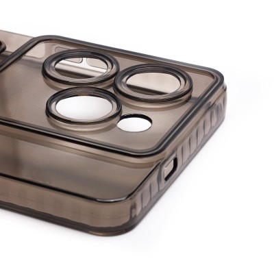 Чехол-накладка для Tecno Spark 20 Pro (черный) - SC276 с картхолдером