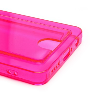 Чехол-накладка для Tecno Spark 20 Pro (розовый) - SC276 с картхолдером