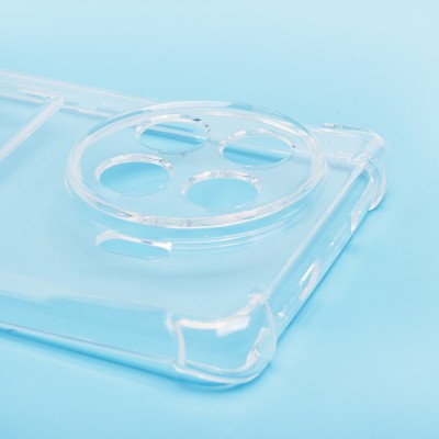 Чехол-накладка для Tecno Spark 20 Pro+ (прозрачный) - SC276 с картхолдером