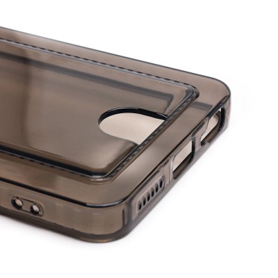 Чехол-накладка для Tecno Spark 20 (черный) - SC276 с картхолдером