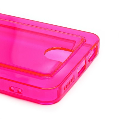 Чехол-накладка для Tecno Spark 20C (розовый) - SC276 с картхолдером