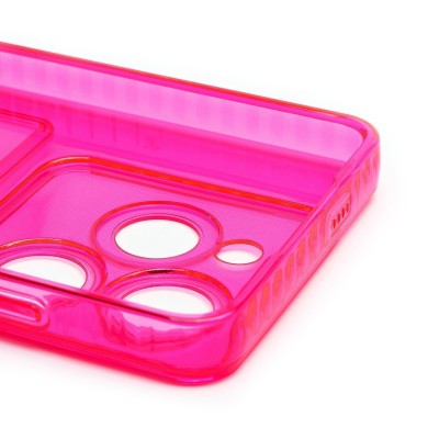 Чехол-накладка для Tecno Spark 20C (розовый) - SC276 с картхолдером