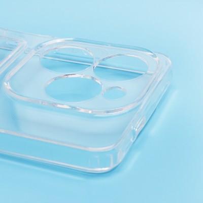 Чехол-накладка для Tecno Spark 20C (прозрачный) - SC276 с картхолдером