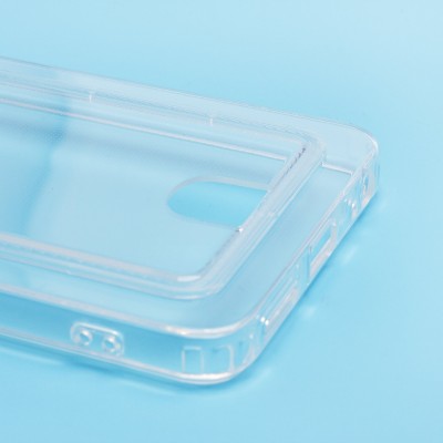 Чехол-накладка для Tecno Spark 20C (прозрачный) - SC276 с картхолдером