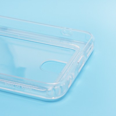 Чехол-накладка для Tecno Spark 20C (прозрачный) - SC276 с картхолдером