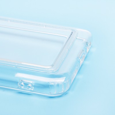 Чехол-накладка для Tecno Spark 8P (прозрачный) - SC276 с картхолдером