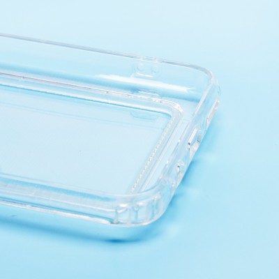 Чехол-накладка для Tecno Spark 8P (прозрачный) - SC276 с картхолдером