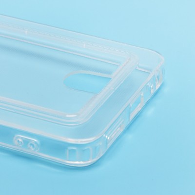 Чехол-накладка для Tecno Spark Go 2024 (прозрачный) - SC276 с картхолдером