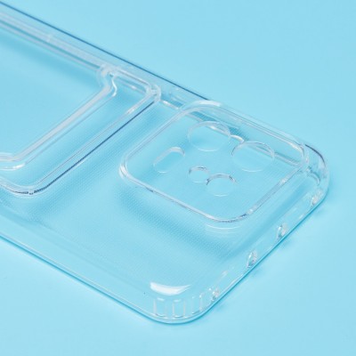 Чехол-накладка для Xiaomi 13 (прозрачный) - SC276 с картхолдером