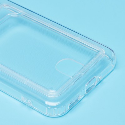 Чехол-накладка для Xiaomi 13 (прозрачный) - SC276 с картхолдером