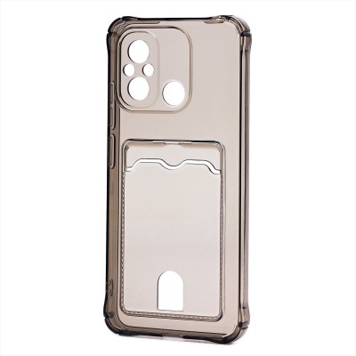 Чехол-накладка для Xiaomi Poco C55 (черный) - SC276 с картхолдером Чехол-накладка для Xiaomi Poco C55 (черный) - SC276 с картхолдером