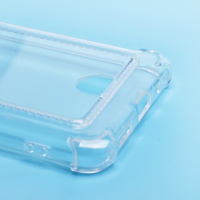 Чехол-накладка для Xiaomi Poco C55 (прозрачный) - SC276 с картхолдером