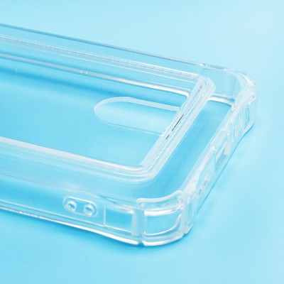 Чехол-накладка для Xiaomi Poco C65 (прозрачный) - SC276 с картхолдером