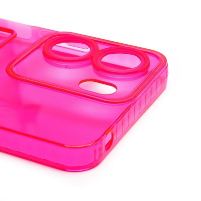 Чехол-накладка для Xiaomi Poco C65 (розовый) - SC276 с картхолдером Чехол-накладка для Xiaomi Poco C65 (розовый) - SC276 с картхолдером