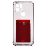 Чехол-накладка для Xiaomi Redmi A1+ (черный) - SC276 с картхолдером
