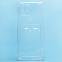 Чехол-накладка для Xiaomi Redmi A1+ (прозрачный) - SC276 с картхолдером