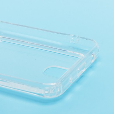 Чехол-накладка для Xiaomi Poco C51 (прозрачный) - SC276 с картхолдером