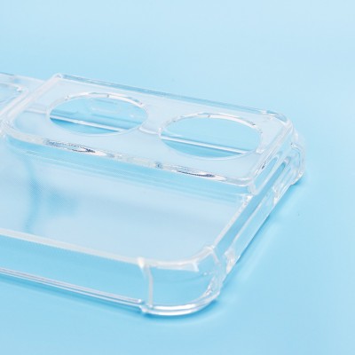 Чехол-накладка для Honor X7b 5G (прозрачный) - SC278 с картхолдером