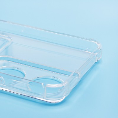 Чехол-накладка для Honor X7b 5G (прозрачный) - SC278 с картхолдером